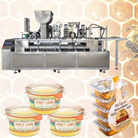 ps56 بسته بندی عسل - ماشین سازی پی ریزان صنعت